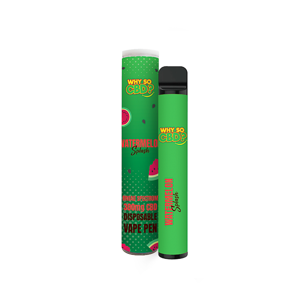 Why So CBD? 300mg CBD Broad Spectrum Disposable Vape - 2ml - www.justgovape.co.uk