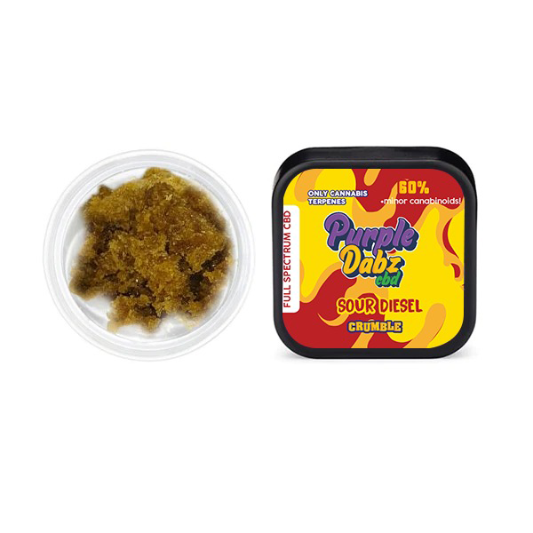 Purple Dank 60% Full Spectrum Crumble - 0.5g (BUY 1 GET 1 FREE) - www.justgovape.co.uk