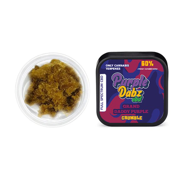 Purple Dank 60% Full Spectrum Crumble - 0.5g (BUY 1 GET 1 FREE) - www.justgovape.co.uk