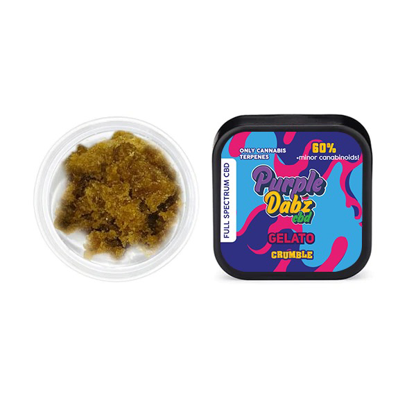 Purple Dank 60% Full Spectrum Crumble - 0.5g (BUY 1 GET 1 FREE) - www.justgovape.co.uk