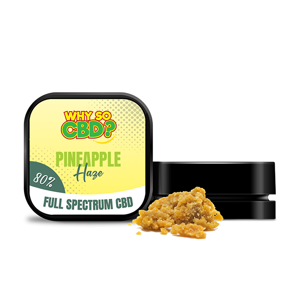 Why So CBD? 80% Full Spectrum CBD Crumble 5g - www.justgovape.co.uk