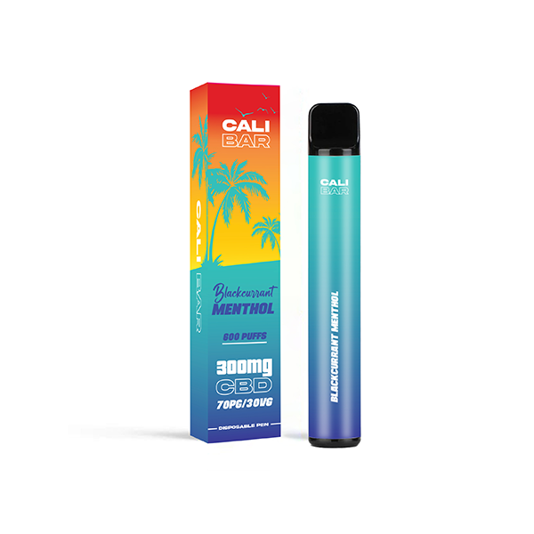 CALI BAR C600 300mg CBD Disposable Vape Device 600 Puffs - www.justgovape.co.uk