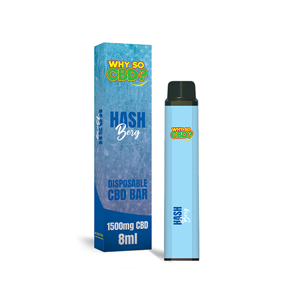 Why So CBD? 1500mg CBD Broad Spectrum Disposable Vape - 8ml - www.justgovape.co.uk