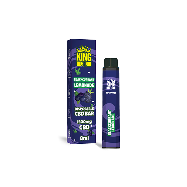 King CBD 1500mg Disposable Vape - 3500 Puffs - www.justgovape.co.uk