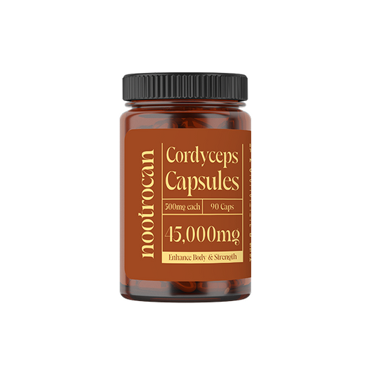 Nootrocan 45000mg Nootropic Vegan Mushroom Capsules - 60 Caps - www.justgovape.co.uk