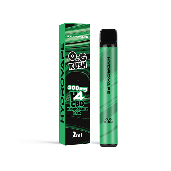 Hydrovape 300mg H4 CBD Disposable Vape Bar - 2ml - www.justgovape.co.uk