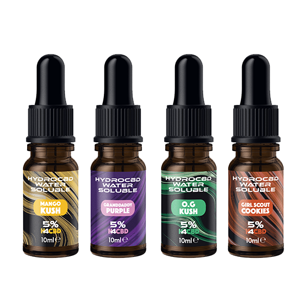 Hydrovape 5% Water Soluble H4-CBD Extract - 10ml - www.justgovape.co.uk