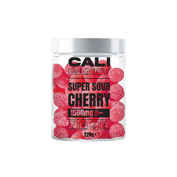 CALI CANDY MAX 1500mg Full Spectrum CBD Vegan Sweets  - 10 Flavours - www.justgovape.co.uk