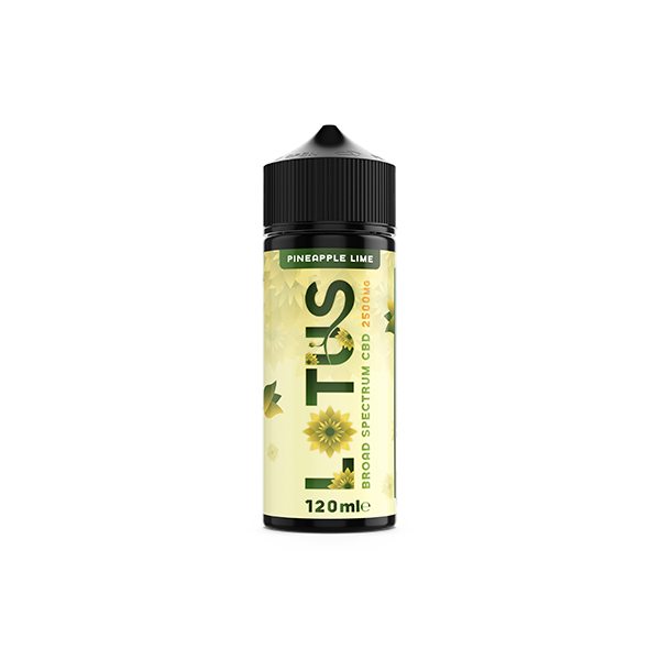 Lotus Leaf CBD 2500mg CBD Broad-Spectrum E-liquid 100ml (70VG/30PG) - www.justgovape.co.uk