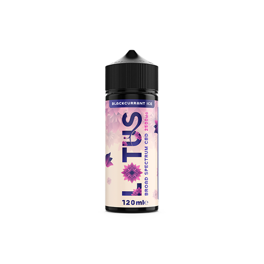 Lotus Leaf CBD 2500mg CBD Broad-Spectrum E-liquid 100ml (70VG/30PG) - www.justgovape.co.uk