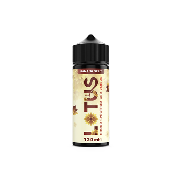 Lotus Leaf CBD 2500mg CBD Broad-Spectrum E-liquid 100ml (70VG/30PG) - www.justgovape.co.uk