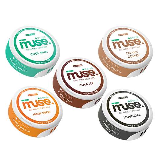 6mg Muse Original Nicotine Pouches - 20 Pouches - www.justgovape.co.uk