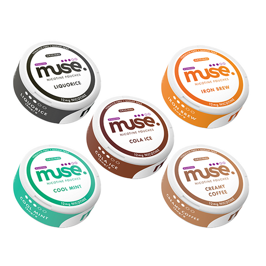 12mg Muse Original Nicotine Pouches - 20 Pouches - www.justgovape.co.uk