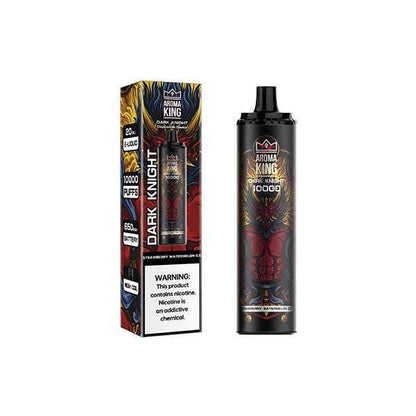 0mg Aroma King Dark Knight Disposable Vape Device 10000 Puffs Concentrates & DIY Vaping Products 18 www.justgovape.co.uk