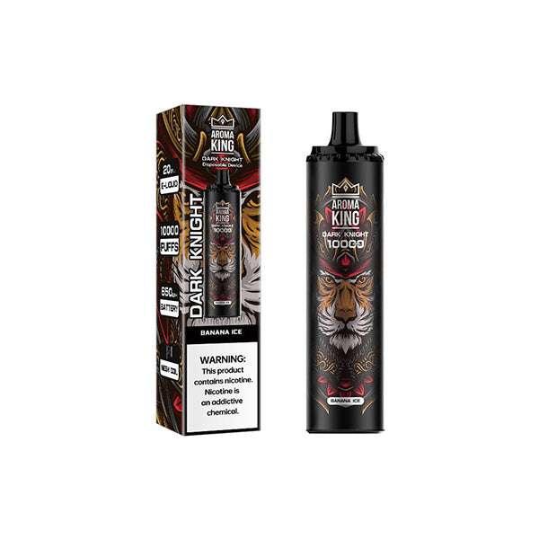 0mg Aroma King Dark Knight Disposable Vape Device 10000 Puffs Concentrates & DIY Vaping Products 18 www.justgovape.co.uk