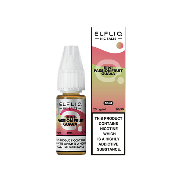 10mg ELFLIQ By Elf Bar 10ml Nic Salt (50VG/50PG) - www.justgovape.co.uk