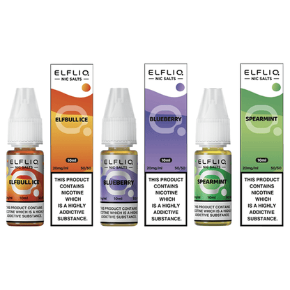 10mg ELFLIQ By Elf Bar 10ml Nic Salt (50VG/50PG) - www.justgovape.co.uk