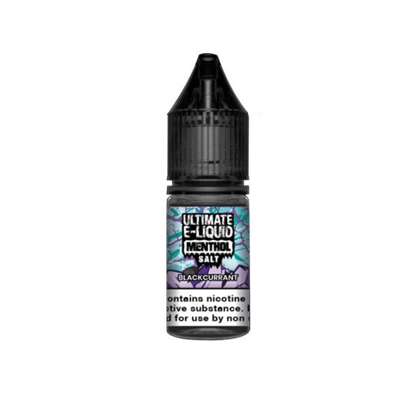 10mg Ultimate E-liquid Menthol Nic Salts 10ml (50VG/50PG) - www.justgovape.co.uk