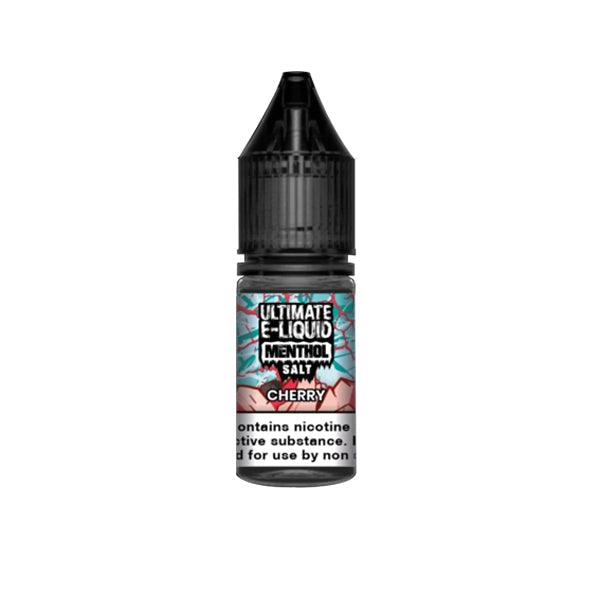 10mg Ultimate E-liquid Menthol Nic Salts 10ml (50VG/50PG) - www.justgovape.co.uk