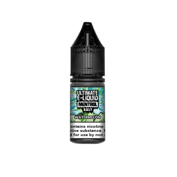 10mg Ultimate E-liquid Menthol Nic Salts 10ml (50VG/50PG) - www.justgovape.co.uk