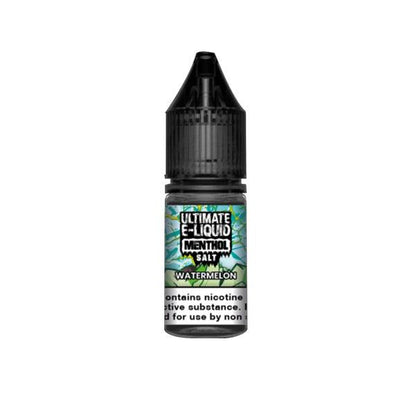 10mg Ultimate E-liquid Menthol Nic Salts 10ml (50VG/50PG) - www.justgovape.co.uk