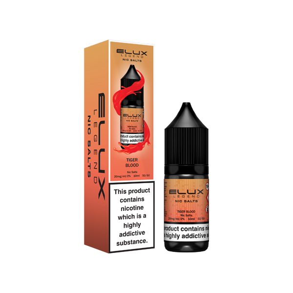 10mg Elux Legend 10ml Nic Salts (50VG/50PG) - www.justgovape.co.uk