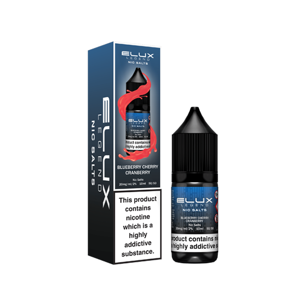 10mg Elux Legend 10ml Nic Salts (50VG/50PG) - www.justgovape.co.uk