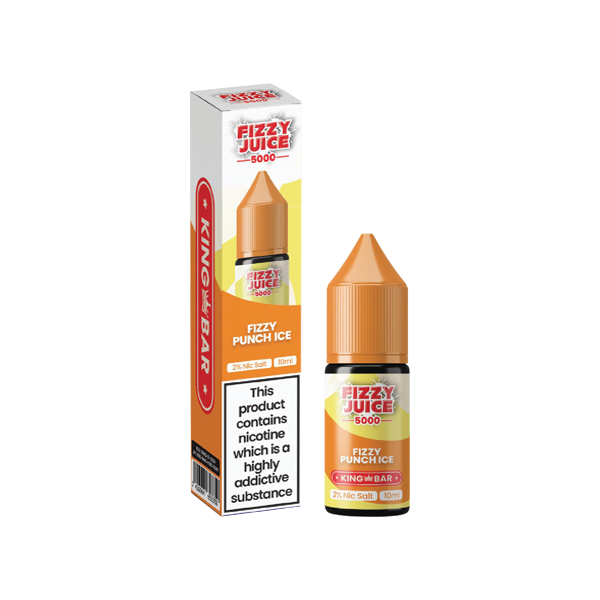 10mg Fizzy Juice King Bar 10ml Nic Salts (50VG/50PG) - www.justgovape.co.uk