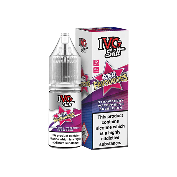 10mg I VG Bar Favourites 10ml Nic Salts (50VG/50PG) - www.justgovape.co.uk