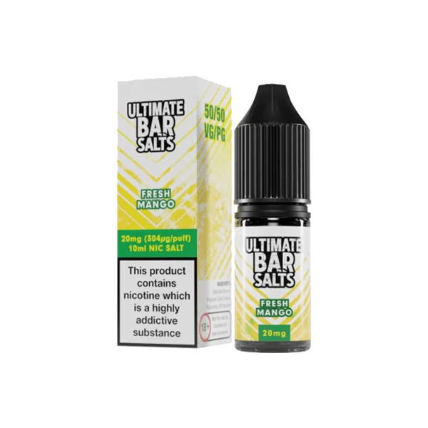 10mg Ultimate Bar Salts 10ml Nic Salts (50VG/50PG) - www.justgovape.co.uk