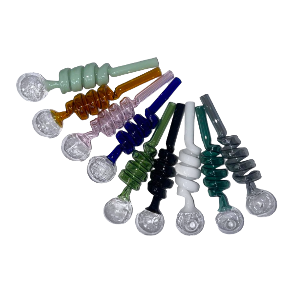 10 x Spring Glass Pipe - OB1051 - www.justgovape.co.uk