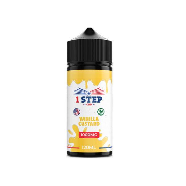 1 Step CBD 1000mg CBD E-liquid 120ml (BUY 1 GET 1 FREE) - www.justgovape.co.uk