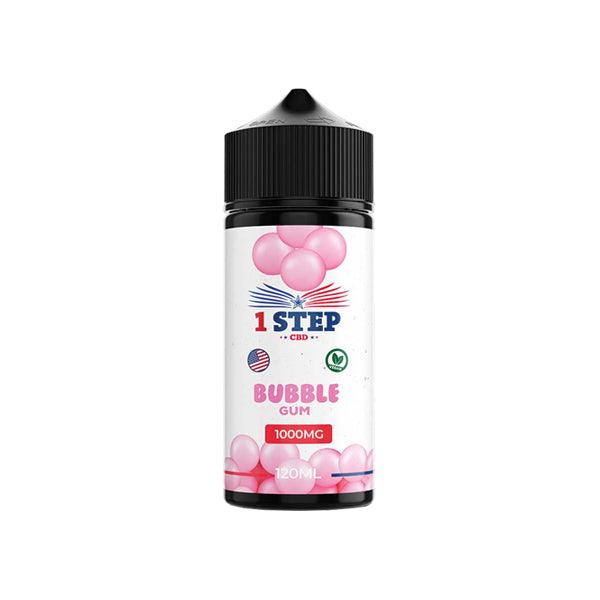 1 Step CBD 1000mg CBD E-liquid 120ml (BUY 1 GET 1 FREE) - www.justgovape.co.uk