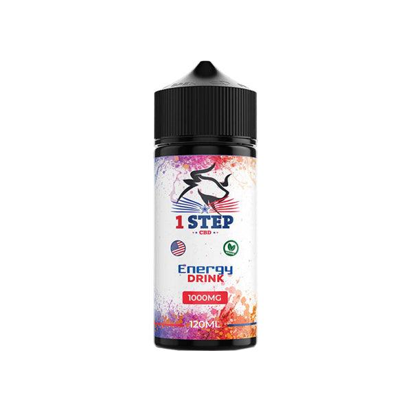 1 Step CBD 1000mg CBD E-liquid 120ml (BUY 1 GET 1 FREE) - www.justgovape.co.uk