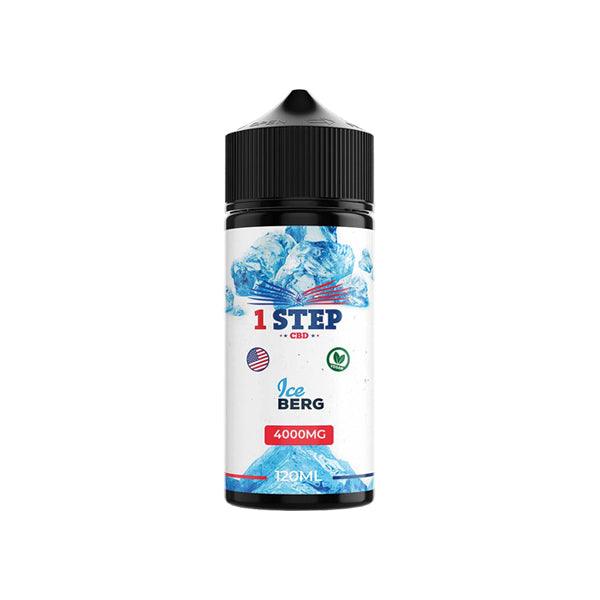 1 Step CBD 4000mg CBD E-liquid 120ml (BUY 1 GET 1 FREE) - www.justgovape.co.uk