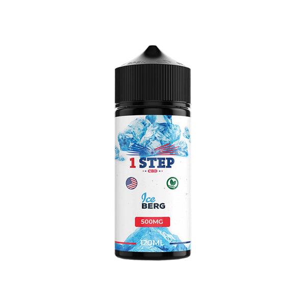 1 Step CBD 500mg CBD E-liquid 120ml (BUY 1 GET 1 FREE) - www.justgovape.co.uk