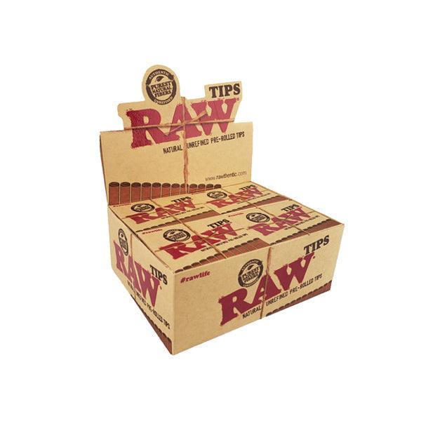 20 Raw Pre-Rolled Roach Tips - www.justgovape.co.uk