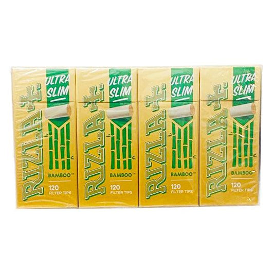 20 Pack Rizla Bamboo Ultra Slim Filter Tips - www.justgovape.co.uk