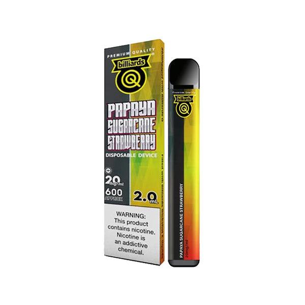 20mg Billiards Q Tricks Shot Disposable Vape Device 600 Puffs - www.justgovape.co.uk