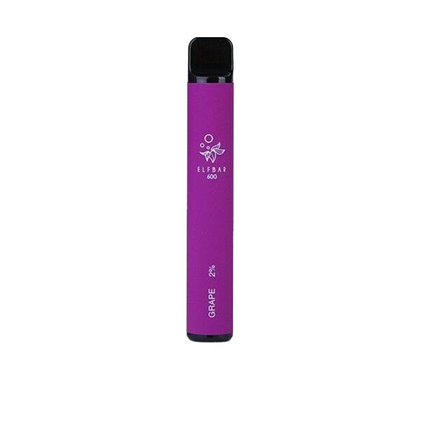 20mg ELF Bar Disposable Vape Pod 600 Puffs - www.justgovape.co.uk