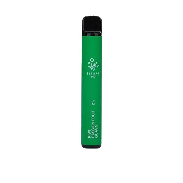 20mg ELF Bar Disposable Vape Pod 600 Puffs - www.justgovape.co.uk