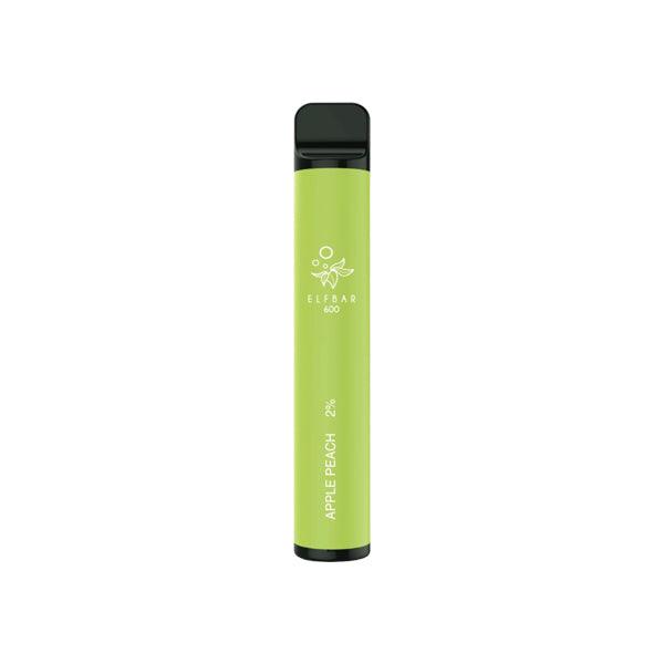 20mg ELF Bar Disposable Vape Pod 600 Puffs - www.justgovape.co.uk