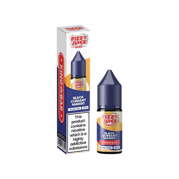 20mg Fizzy Juice King Bar 10ml Nic Salts (50VG/50PG) - www.justgovape.co.uk