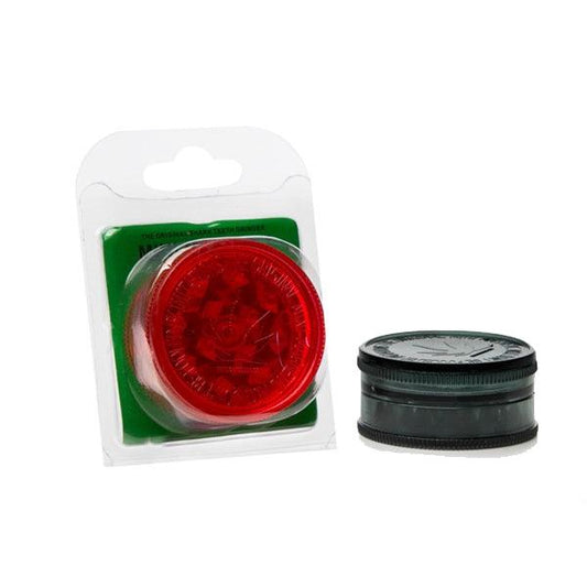 12 x 3 Parts Mini NO.1 Magnetic Plastic 40mm Grinder - HX234 - www.justgovape.co.uk