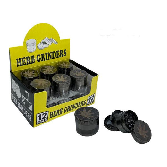 4 Parts Metal Herb Grinder 40mm - GS0866-40-4B - www.justgovape.co.uk