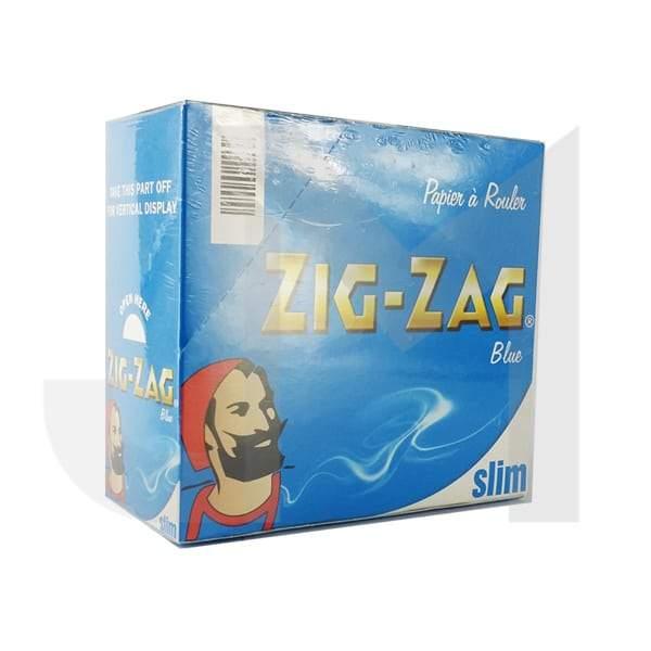 50 Zig-Zag Blue Slim King Size Rolling Papers - www.justgovape.co.uk