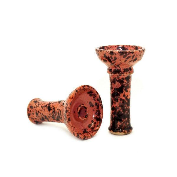 Khalil Maamoon Large Printed Clay Funnel Head Shisha Bowl - www.justgovape.co.uk