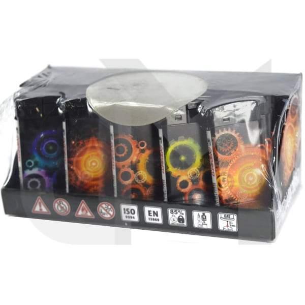 4Smoke Refillable Flat Printed Lighters 25 Pack - XHD8111 - www.justgovape.co.uk