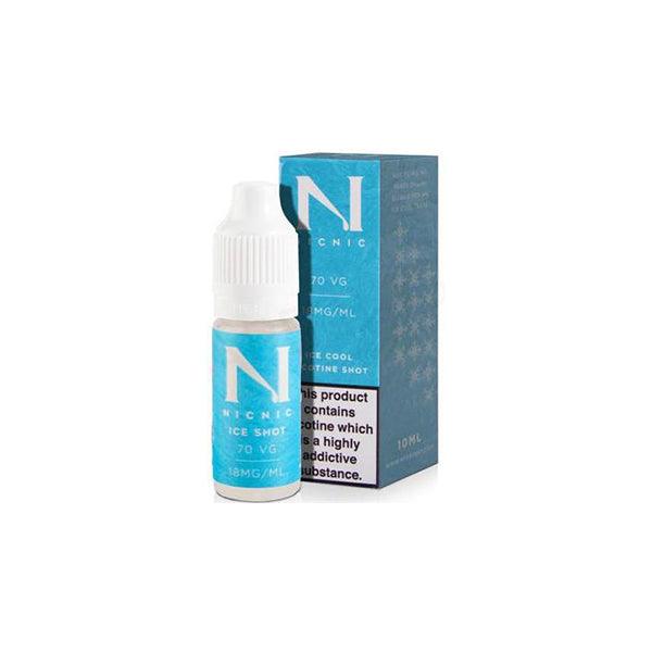 18mg Ice Cool Nic Shot 10ml by Nic Nic (70VG-30PG) - www.justgovape.co.uk