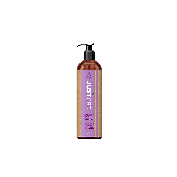 Just CBD 1000mg Body Lotion - 473ml - www.justgovape.co.uk